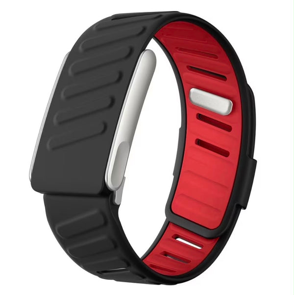 Crimson Edge black and red rubber strap for WHOOP 5.0 and WHOOP MG