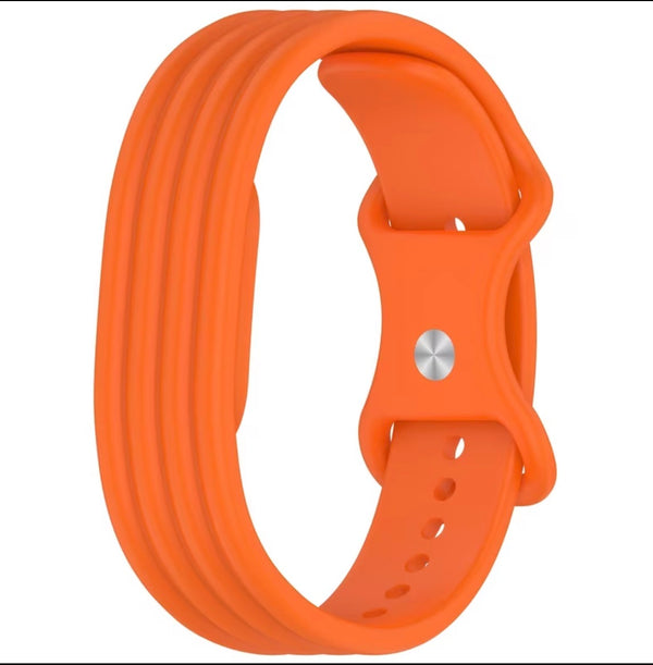 Sunset Orange rubber strap for Fitbit Air