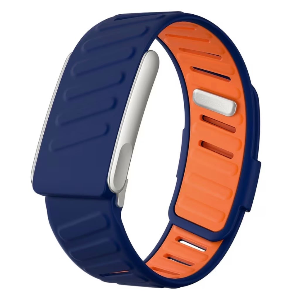 Coastal Blue blue and orange rubber strap for WHOOP 5.0 and WHOOP MG