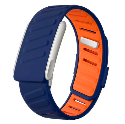 Coastal Blue blue and orange rubber strap for WHOOP 5.0 and WHOOP MG
